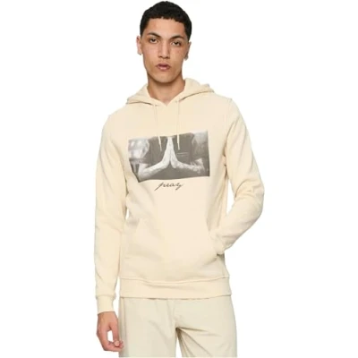 Imagen de Mister Tee PRAY Jersey con capucha, Hombre, Talla: Large, Sand