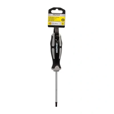 Imagen de Destornillador torx inviolable acero s2 mango tpr bimaterial. medida t27 x ø 6,0 100 mm.