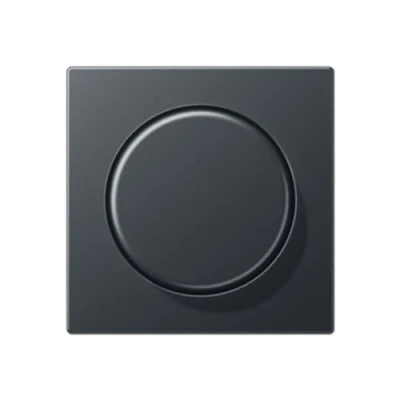 Imagen de Jung A1540BFANM Placa central con boton mando antracita mate