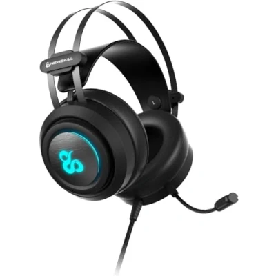 Imagen de Auriculares gaming Newskill Drakain NS HS DRAKAIN, Multiplataforma, Iluminación RGB, Jack 3.5 mm, USB, Negro