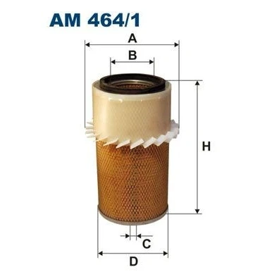 Imagen de Filtro de aire FILTRON AM 464/1
