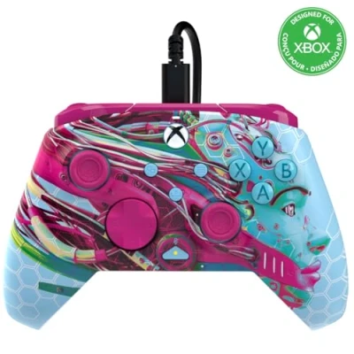 Imagen de PDP Xbox REMATCH GLOW Wired controller ANDROID DREAMS