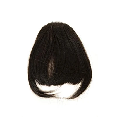 Imagen de WIG ME UP YZF W1030 3 Flequillo postizo de clip, con mechones a los lados castaño oscuro