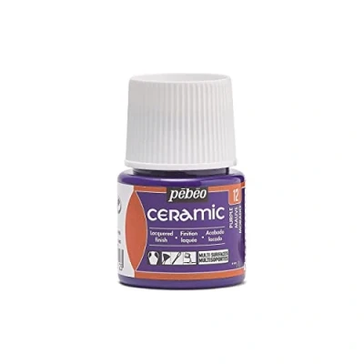 Imagen de Pebeo cerámica Color opaco para terracota, y loza Botella 45 ml, Púrpura