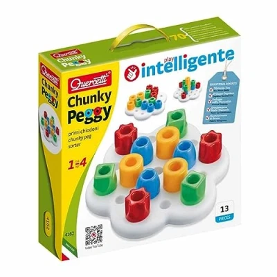 Imagen de Quercetti 13/4162 Juego Encajables Geokid Daisy Basic 12m+ , color/modelo surtido