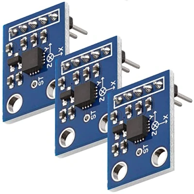 Imagen de AZDelivery 3 x GY 61 Compatible con ADXL335 Módulo Sensor de Ángulo Acelerómetro Arduino E Book Incluido!