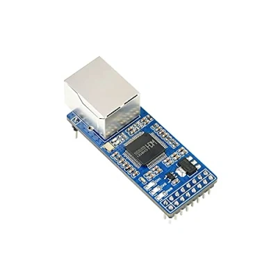 Imagen de IBest 2 CH UART To Ethernet Converter,UART TTL and RJ45 Bi Directional Transparent Transmission Module,10/100M,Auto MDI/MDIX,Full Duplex/Half Duplex Auto Negotiation Interface