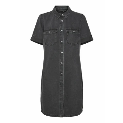 Imagen de Vero Moda Vmjennie Vestido vaquero, Mujer, Talla: Medium, Black denim