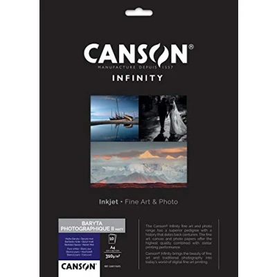 Imagen de Canson Infinity Baryta Matt Mate 310g Pack A4 10H