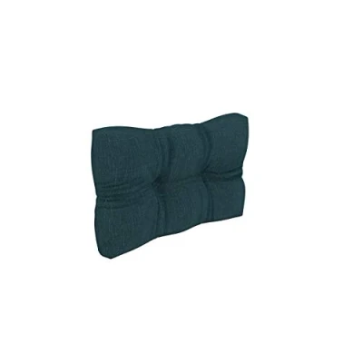 Imagen de POKAR cojín Respaldo aconchadas (Lateral) 60x40x12cm para Europalés/Europalet, jardín o terraza, sofá de paletas DYI, Interior y Exterior, sin palés, Verde Oscuro