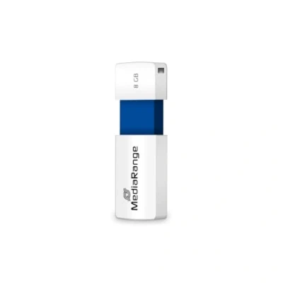 Imagen de Media Range MR971 Memoria USB 8 GB con Mecanismo de Deslizamiento, Azul