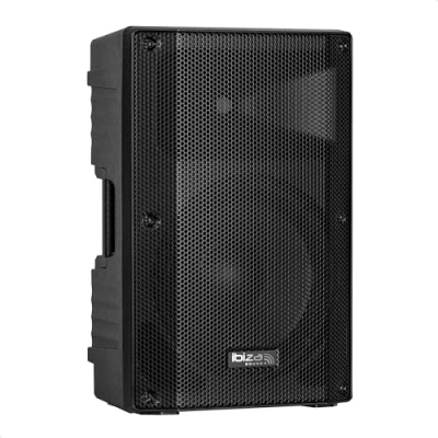 Imagen de Ibiza XTK12 MKII Altavoz Sono pasivo de 12&quot;/30 cm Tweeter compresión 25 mm Sistema Bass Reflex Asas y Ruedas Nueva VERSIÓN Negro Fiesta, Eventos, Club, Conferencia