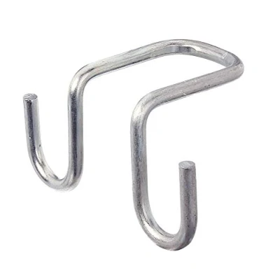 Imagen de Alberts 802615 Gancho para escaleras, En dos tamaños, Galvanizado Sendzimir, Anchura interior 30 mm, Profundidad 60/82 Juego de 2