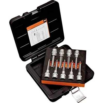 Imagen de JGO 9 VASOS CON PUNTA TORX INV