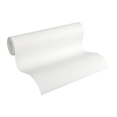 Imagen de A.S. Création Papel pintado de fieltro Meisterputz 15 m, alternativa a las fibras rugosas, m x 0,53 color blanco, fabricado en Alemania 336910 3369 10