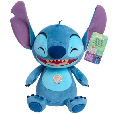 Imagen de Just Play Peluche con función Crack Me Up de Disney Stitch, 28 cm, Juguetes para niños a Partir 3 años