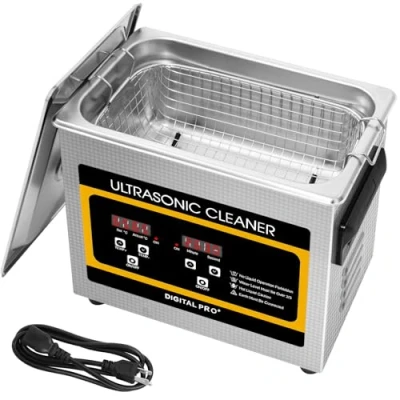 Imagen de 3L Limpiador Ultrasonidos Profesional,Máquina de Ultrasonido con Temporizador Digital Temperatura Ajustable Adecuado para limpiar dentaduras postizas, gafas, Limpieza Joyas, Relojes