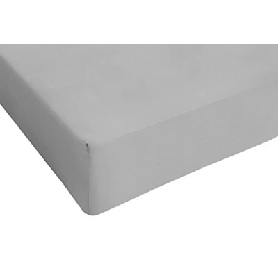 Imagen de Italian Bed Linen Sàbana con angulos de 25cm MAX Color, Gris Claro, Doble