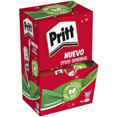 Imagen de Pritt Barra Adhesiva, pegamento infantil seguro para niños hacer manualidades, cola universal de adhesión fuerte estuche escolar y oficina, 15x43 g Stick