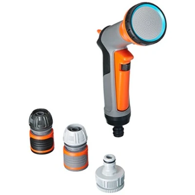 Imagen de GARDENA 18299 34 Set pistola de ducha con conexiones Ideal para riego plantas, macetas y cualquier superficie Cont: 36 x 18311, 18202, 5305, 18213, 18215