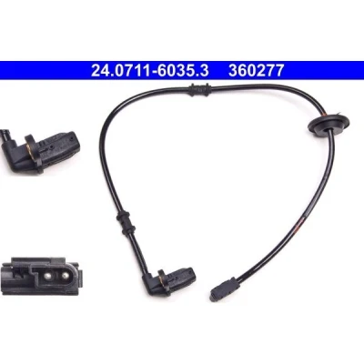 Imagen de ATE 24.0711 6035.3 Sensor de ABS 632 MERCEDES BENZ: Clase C Berlina, CLK Coupé, Cabrio