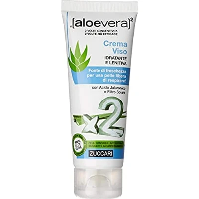 Imagen de ZUCCARI [Aloe Vera] ² Hidratante y Calmante Face Cream, 1er Pack (1 x 50 ml)