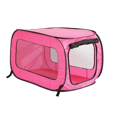Imagen de Beatrice Home Fashions jaulas para Mascotas, Poliéster, Fucsia, 83 cm L x 50 W H