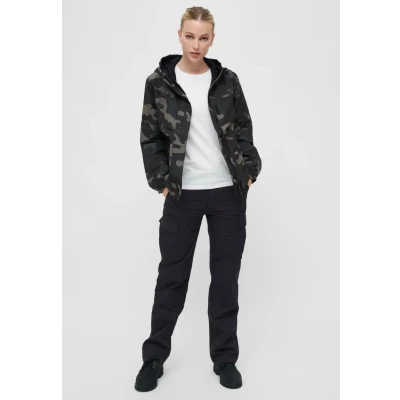 Imagen de Brandit Windbreaker Frontzip Chaqueta fina, Mujer, Talla: Large, Dark camouflage