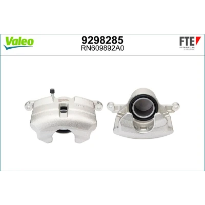 Imagen de FTE 9298285 Pinza de freno gris Hierro fundido Eje delantero, derecha sin soporte NISSAN: Qashqai / Qashqai+2 I, X Trail