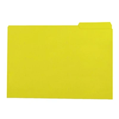 Imagen de Elba Gio 400040699 Pack de 50 subcarpetas con pestaña derecha, color amarillo
