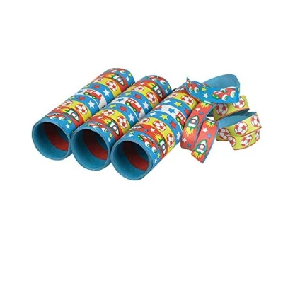 Imagen de Amscan 350233 3 serpentinas Cohetes Estrellas Globos 14 mm x 4 m