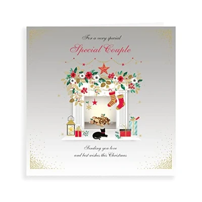 Imagen de Piccadilly Greetings Regal Publishing C85586 Tarjeta de Navidad para pareja (223 mm cuadrados)