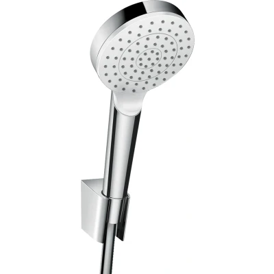 Imagen de Hansgrohe 26567400 Crometta Set de Soporte Ducha con Flexo 160 cm, Blanco/Cromo, 1,60 m