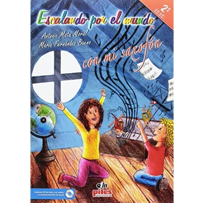 Imagen de Escalando por el mundo con mi saxofón 2º E.E.E.E.+cd