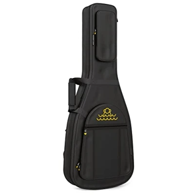 Imagen de MONKEY LOOP Jumping Electric Funda para Guitarra con Acolchado de 18mm Bolsa Eléctrica Tres Bolsillos Exteriores Correas Ajustables Material Resistente al Agua