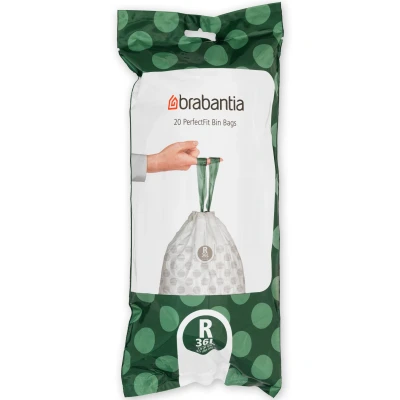Imagen de Brabantia PerfectFit Bag 36L 20 piezas por rollo, bolsas de basura, plástico,