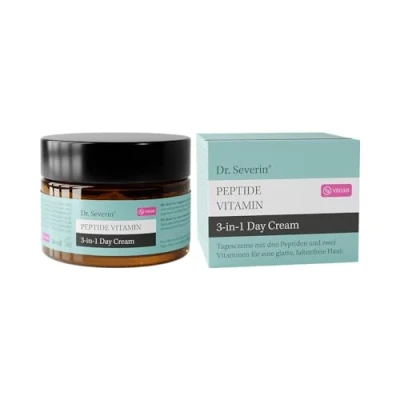 Imagen de Dr. Severin Péptidos Vitamina 3 en 1 Day Cream 50 ml I Fórmula con retinol vegano (Bakuchiol), niacinamida (vitamina B3) y ácido hialurónico, crema facial antienvejecimiento, efecto lifting, de