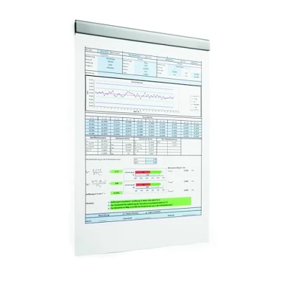 Imagen de Durable 470623 Riel Durafix 210 mm, banda autoadhesiva para sujeción magnética de documentos A4 retrato y A5 paisaje, bolsa 5 piezas, plata