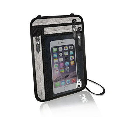 Imagen de Cartera para Cuello con protección RFID. Porta pasaportes Viajar.