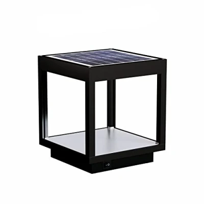 Imagen de Lámpara portátil LED SOLAR para exterior/jardín de aluminio 3,5W 3000K 120º NEGRO modelo VISOR Beneito Faure