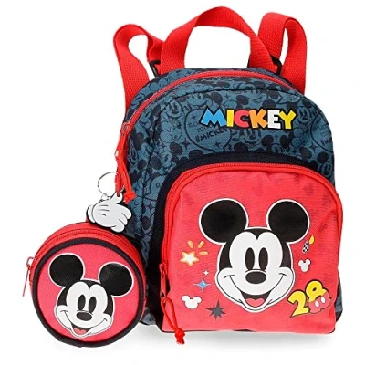 Imagen de Disney Mickey Get Moving Mochila Guardería Multicolor 19x23x8 cms Poliéster 3,5L