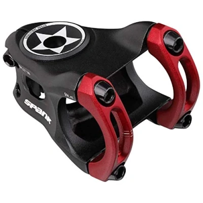 Imagen de Spank Split Stem Potencia para Bicicleta de montaña (Unisex, 38 mm), Color Rojo