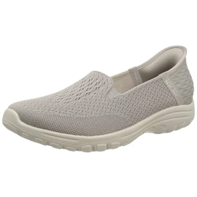 Imagen de Skechers Reggae Fest 2.0, Zapatillas Hombre, Malla Gris Pardo, 35.5 EU