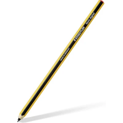 Imagen de Staedtler Noris digital classic 180 22, lápiz EMR, para escritura y dibujo en pantallas táctiles EMR (forma hexagonal clásica, 4.096 niveles de presión, punta fina 0,7 mm), amarillo/negro