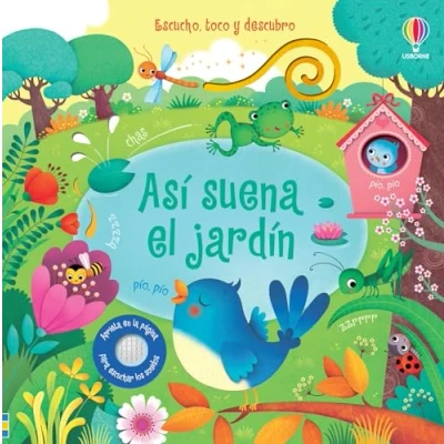 Imagen de Así suena el jardín (Escucho, toco y descubro)