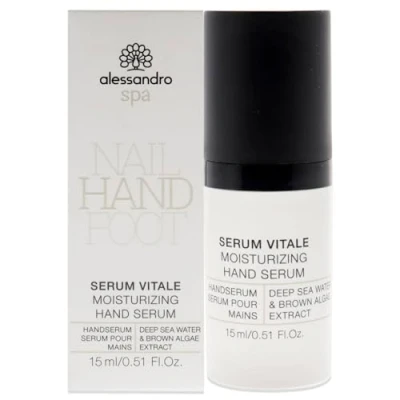 Imagen de Alessandro Spa Serum Vitale Sérum hidratante para manos con agua marina, 15 ml