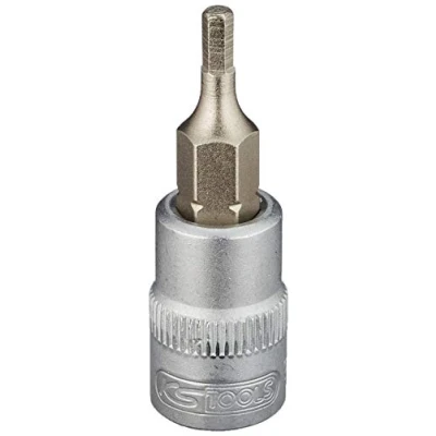 Imagen de KS TOOLS 917.1435 Piezas insertables de llave cubo DIN 3120, ISO 1174, 7422 2,5 Acero cromo vanadio Hexágono interior moleteado