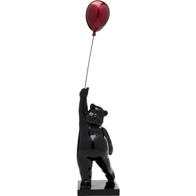 Imagen de KARE Figura Decorativa con diseño de Oso Globo poliresina Hecha a Mano, única, 73 x 16 cm (Alto Ancho Profundidad)