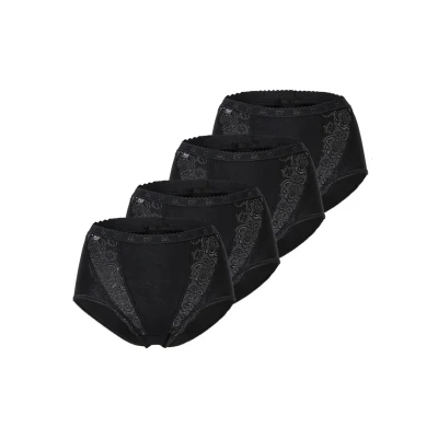 Imagen de Sloggi 4 PACK CHIC MAXI Culotte, Mujer, Talla: 40, Schwarz