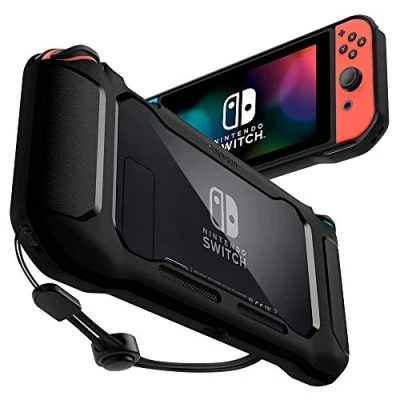 Imagen de Spigen Funda Rugged Armor Compatible con Switch Negro Mate
